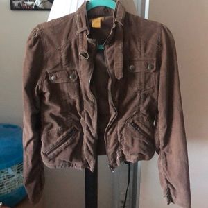 Brown corduroy jacket